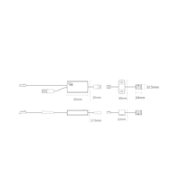 Nouveau capteur de mouvement infrarouge à balayage manuel, interrupteur intelligent DC 12V, connecteur, interrupteur de mouvement à ondes manuelles pour bandes LED