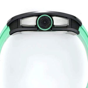 Montre mécanique pour homme avec verre saphir, cadran en céramique ou en fibre de carbone en option, idéale pour les soirées nautiques et les vacances haut de gamme - Product Image 5