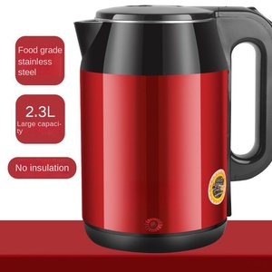 Bouilloire à double paroi 1,8 L Noir et Or en acier inoxydable coloré, avec fonction anti-brûlure, arrêt automatique, protection contre l'ébullition à sec, base rotative à 360°, OEM 1200W - Product Image 6