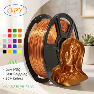 Filamento de PLA de Seda Blanco de 1.75 mm para Impresora 3D, Hilo de Seda con Degradado de Cobre, Impresión de Arcoíris, Envío desde China - Product Image 1
