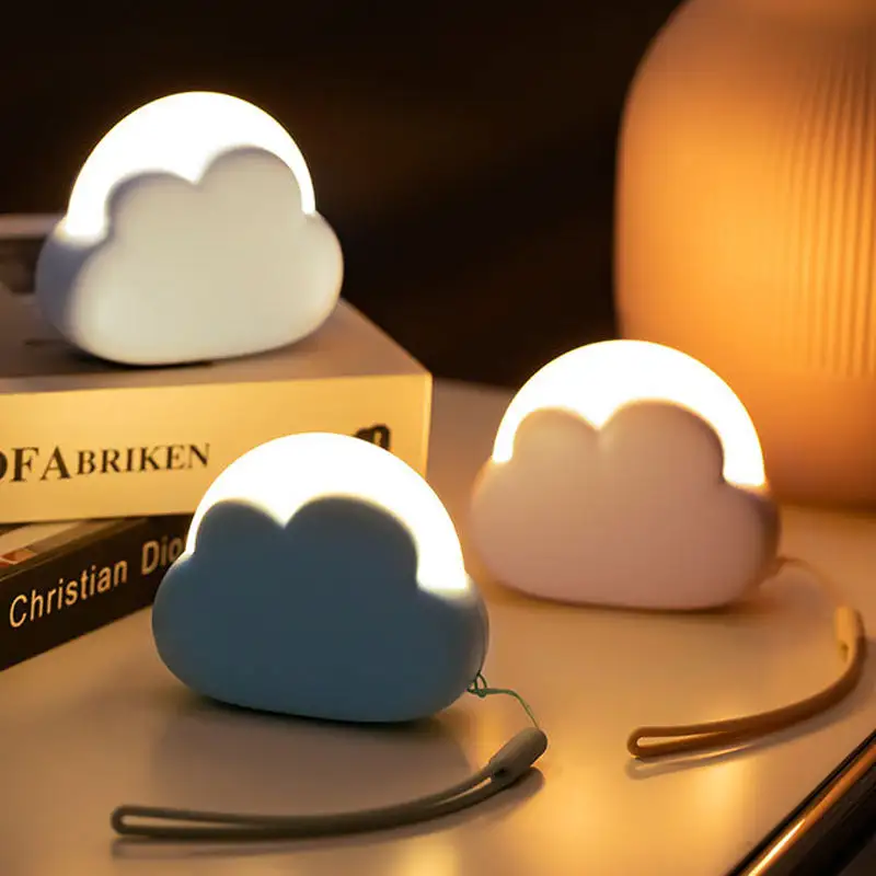 USB Charge Baby Lamps Cute Cloud Bedroom Decorative Mini Led Night Lights For Children