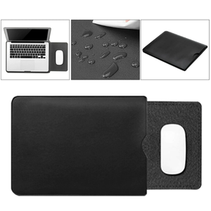 שרוול תיק מחשב נייד 13 14 15 עור מפוצל מקרה מותאם אישית מחשב פאוץ שרוול יוקרה מחשב נייד מגן אחסון שקיות - Product Image 4