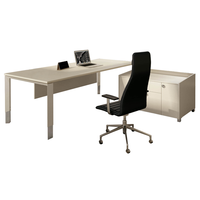 Bureau de direction moderne en bois avec lit escamotable intégré, table élégante, garantie 5 ans pour la maison ou le bureau