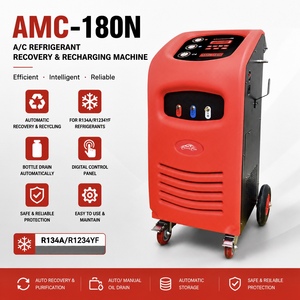 Machine <span class=keywords><strong>de</strong></span> manipulation <span class=keywords><strong>de</strong></span> réfrigérant pour climatisation automobile AMC-180N, affichage numérique LED, fonctionnement et entretien faciles pour <span class=keywords><strong>garage</strong></span> <span class=keywords><strong>de</strong></span> réparation automobile - Product Image 1
