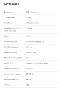 เซ็นเซอร์แบบเหนี่ยวนำที่ทนแรงดัน MS-Ball Uff รุ่น BHS002Y BES 516-300-S249-S4-D แบรนด์ใหม่และของแท้ในสต็อก - Product Image 3
