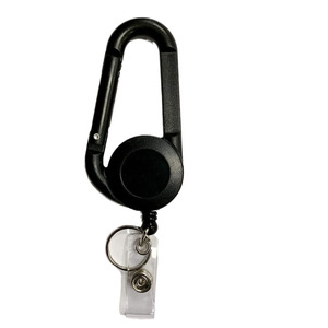 Porta Llaves Retráctil Resistente y Colorido para Senderismo al Aire Libre, con Mosquetón y Clip para Credenciales - Product Image 1