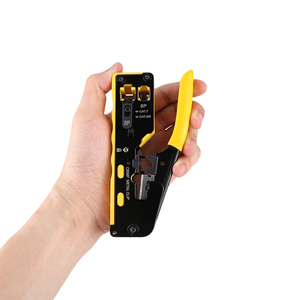 Xử lý Cat5 striper nhấn tự động đa chức năng RJ45 Mạng Cutter phần cứng dây kẹp crimper Công Cụ Kìm Cáp - Product Image 2