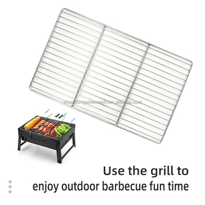 Thịt nướng lưới <span class=keywords><strong>BBQ</strong></span> <span class=keywords><strong>Net</strong></span> 304 thép không gỉ Nướng Giỏ lưới tản nhiệt - Product Image 6