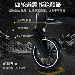 משקל קומפקטי קל העגלה תינוק collcent מותאם אישית עגלות רולים עבור נסיעות מטוס נסיעות - Product Image 3