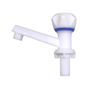 Fabricant professionnel de robinets en plastique en Chine, robinet d'eau blanc en PP pour cuisine, économique, DN15 1/2" - Product Image 2