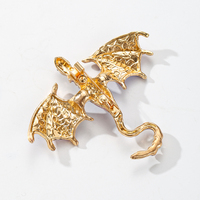 Nouvelles Broches Dragon 2026 pour Femmes et Hommes, Broche d'Animal Volant en Strass, Badge Métallique, Cadeaux Bijoux