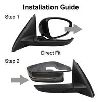 Coque de rétroviseur en fibre de carbone de remplacement TIYPEOR pour BMW G87 M2 G80 G82 G83 M3 M4 M240i M340i M440i LHD