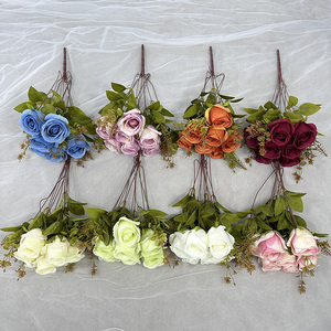 Meijiang 11-Đầu Hạnh Phúc <span class=keywords><strong>Rose</strong></span> Bud Nhà Máy Trực Tiếp Bán Buôn Tùy Chỉnh Đa-Màu Sắc Nhân Tạo <span class=keywords><strong>Rose</strong></span> Nụ Giáng Sinh Tốt Nghiệp - Product Image 5