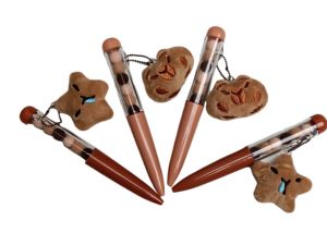 Bolígrafo con Elementos de Dibujos Animados con Logotipo Personalizado, Bolígrafo Giratorio con Colgante de Peluche, Regalos Creativos para Niños con Sonido - Product Image 3