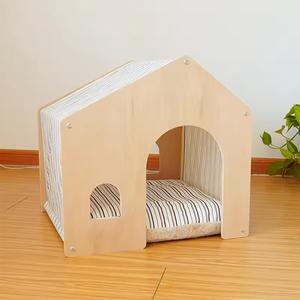 <strong>Fashion</strong> Dog <strong>Cat</strong> House Furniture Indoor Outdoor Wooden Pet House <strong>Cage</strong> Shelter Pets - Product Image 6