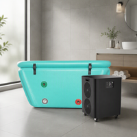 Bain de glace intelligent 1HP pour récupération athlétique, avec système de refroidissement et de chauffage, bain froid gonflable pour thérapie et soulagement du stress