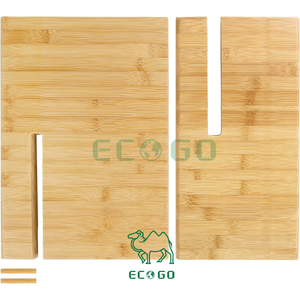 ไม้ไผ่มีดบล็อกแม่เหล็กขนาดใหญ่ชั้นวางมีดกว้างพร้อมแม่เหล็กสองด้านที่แข็งแรง - Product Image 2