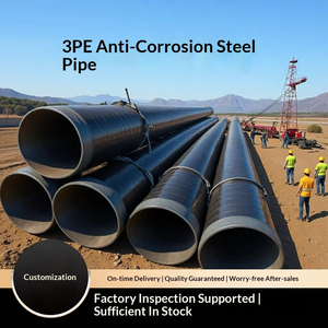 Tuyau en <span class=keywords><strong>acier</strong></span> renforcé anti-corrosion 3PE Q235 en alliage pour le stockage et le transport d'<span class=keywords><strong>eau</strong></span> <span class=keywords><strong>potable</strong></span> municipale et de gaz pétrolier - Product Image 5