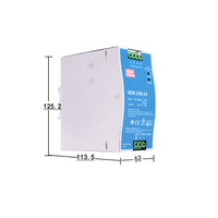 Mean well NDR-240-24 240W DC24V alimentation sur rail din