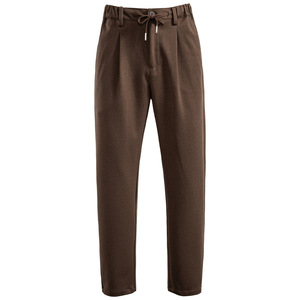 <span class=keywords><strong>Pantalon</strong></span> long pour <span class=keywords><strong>homme</strong></span>, respirant, décontracté, uni, automne et hiver, mode business, cordon de serrage, coupe slim, <span class=keywords><strong>pantalon</strong></span> droit - Product Image 3