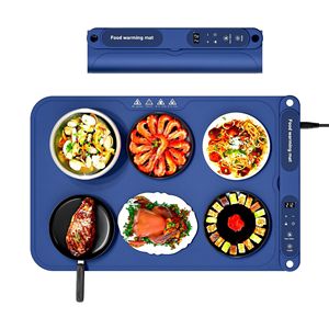 Tapis chauffant pour aliments, plateaux chauffants électriques en silicone pour plats à réchaud et buffets, chauffe-plats portables de comptoir pour les fêtes - Product Image 1