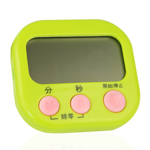 Kitchen <b>Timer</b> Digital Countdown 60 Min Touch Control Plastic Easy Operation White Green Blue Pink Colors - Product Image 4