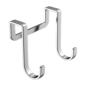 Gancio a S in Acciaio Inossidabile Resistente da Appendere Sopra la Porta Senza Foratura per Appendere Cappotti e Asciugamani - Product Image 3