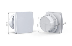 Ventilateur d'évacuation industriel robuste pour salle de bain, vente chaude du fabricant, 220V, en plastique, montage sur fenêtre, ventilation de cuisine - Product Image 3