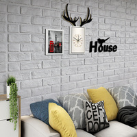 Panneaux muraux décoratifs 3D en design diamant, papier peint mural blanc mat, carrelage, panneau, moulure, esthétique des années 90, décoration de chambre