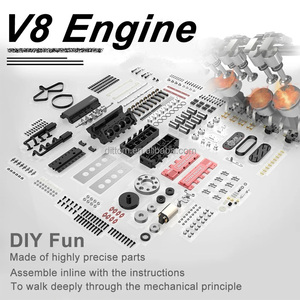 Kit de Construcción de Modelo de Motor Nitro V8 de 28cc a Escala 1/10 <span class=keywords><strong>TOYAN</strong></span> FS-V800WC - Product Image 6