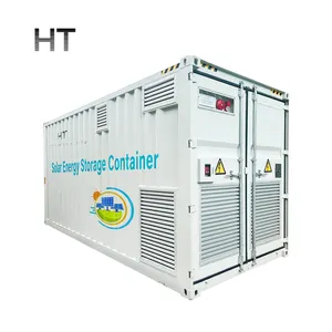500KWH 1MWH off grid High Voltage industrial commercial batterie Lifepo4 Lithium energy storage solution system 40Ft Container