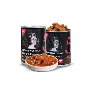 Cibo in Scatola per <span class=keywords><strong>Cani</strong></span> Premium, Grandi Pezzi di Carne Tenuta in Salsa, Alimento Umido ad Alto Contenuto Proteico per Tutte le <span class=keywords><strong>Razze</strong></span>, 375g - Product Image 1