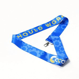 High Quality Neck Lanyard Promotional Bespoke <b>Strip</b> With Metal Hook Polyester Nylon Lanyards Lanyards with logo Custom - Product Image 2