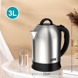 Winning Star Electric <b>Kettle</b> 3L Stainless Steel <b>Water</b> Boiler Household Use - Product Image 2