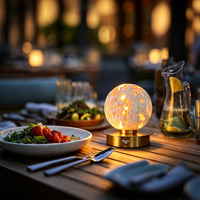 Lampe de table en travertin rechargeable à commande tactile simple pour chambre d'hôtel, lampe de lecture latérale, lampe de table Lava sans fil 2200K