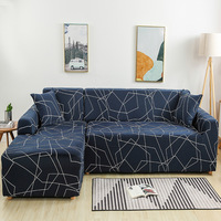 Housses de Canapé Extensibles pour Salon, Couverture de Canapé d'Angle Fauteuil, Housse Extensible Décoration Maison 1/2/3/4 Places Funda Sofa