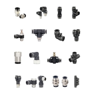 Elbow Straight Male Brass Plastic Push in Fitting Pneumatic Air Fitting <b>Quick</b> <b>Connector</b> Pneumatic Part Cylinder Fittings - Product Image 2