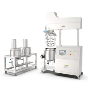 200L 300L Vacuum Homogenizer Mixer with Heating for Cosmetic Makeup and Food Sauces Making