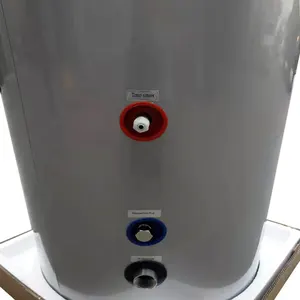Folansi 400L Warmwasserboiler Edelstahl Wasserspeicher Pufferbehälter Wärmepumpen-Wassertank
