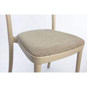 Sedia moderna in velluto imbottita in polipropilene Design fattoria cucina sala da pranzo 5 colori Saretina combinazione modello SPP0CC - Product Image 5