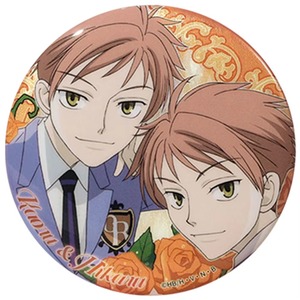 เข็มกลัดคอสเพลย์อนิเมะโรงเรียนมัธยมปลายอูรัน โอรัน โฮสต์คลับ ฟูจิโอกะ ฮารุฮิ คิโยยะ โอโอโทริ ขนาด 58 มม.  วัสดุโลหะผสมดีบุก  ของสะสม - Product Image 5