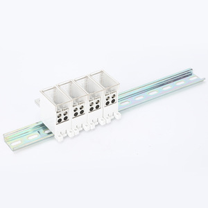 Caja de conexiones con bloque de terminales FJ6G, 1 entrada y 4 salidas, caja base de plástico impermeable IP44 para conductos de cableado - Product Image 1