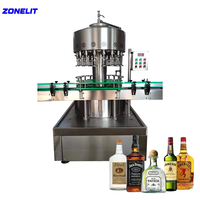 Machine de remplissage rotative à basse pression réglable de 50 à 5000 ml, trémie SUS304, remplissage automatique pour l'industrie alimentaire et des boissons