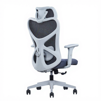 Chaise ergonomique en maille, chaise d'ordinateur, chaise de bureau à domicile, chaise de jeu pour une utilisation prolongée et des séances d'étude au bureau