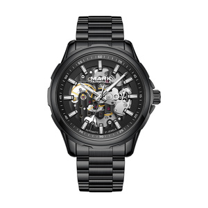 Mark Fairwhale-Reloj mecánico automático para hombre, correa de aleación de impermeabilización a la moda, puntero en un indicador - Product Image 6
