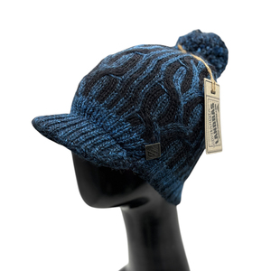 LANDBAS LUH-14809 – Bonnet tricoté pour adulte, 75 % acrylique, 25 % laine, 56-58 cm, tricot uni et torsadé, style décontracté et tendance pour le ski – Meilleure vente - Product Image 1