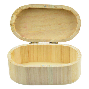 Boîte <span class=keywords><strong>en</strong></span> <span class=keywords><strong>bois</strong></span> à charnière personnalisée avec loquet boîte à bijoux <span class=keywords><strong>en</strong></span> <span class=keywords><strong>bois</strong></span> de forme ovale - Product Image 4