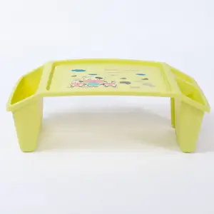 Neuer langlebiger sortierter Farb Kinder Kunststoff Laptop-Schale robuster faltbarer Laptop-Schreibtisch für im Freien-Badezimmer und Schule für Babys und Kleinkinder