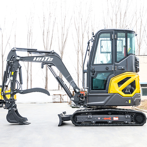 Mini-excavatrice de 3 tonnes avec pompe hydraulique et commande par joystick, LIVRAISON GRATUITE, certifiée EPA CE et entretien facile, sur chenilles - Product Image 2