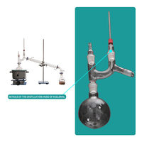 Unité de distillation d'huile sous vide 250ml 500ml 1L Laboratory Herbal Complete